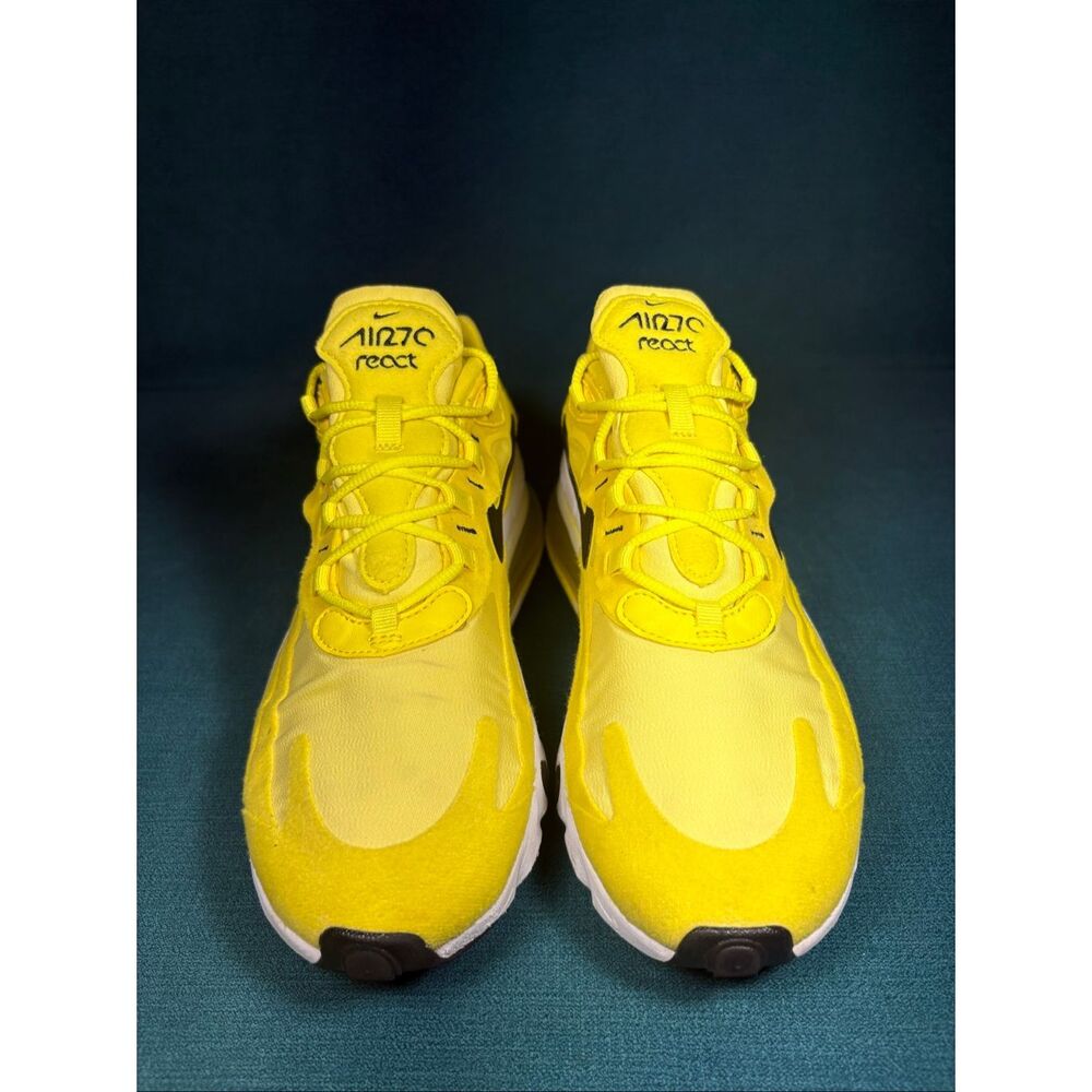 Nike Air Max 270 React 'Opti Yellow' • Size 10 US Men (42 EUR) • SKU CZ9370-700 - Picture 4 of 8